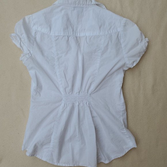 Active Basic white cap sleeve shirt - Picture 6 of 10